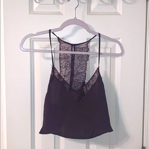 Deep Purple Free People Cropped Cami